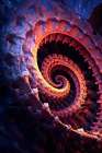 Spiral design. AI Generated. Art Print